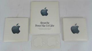 Vintage Apple Power Mac G4 Cube M7886 (emc 1844) 450 MHz DVD PowerMac & Display 12