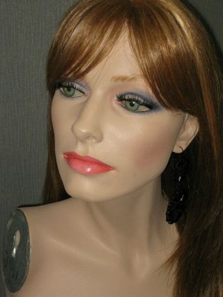 Vintage Decter Female Mannequin Torso - Glass Eyes
