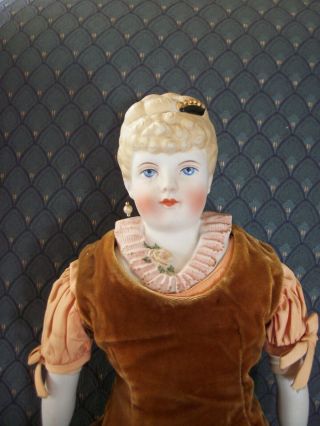 Vintage Emma Clear Parian Doll - All - Simply Stunning