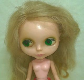 VINTAGE KENNER BLONDE BLYTHE DOLL SIDE PART HAIR A/O $729.  99 3