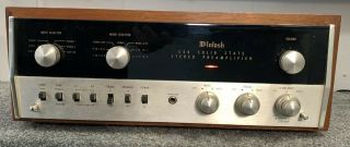 Mcintosh C24 Vintage Solid State Stereo Preamplifier In Wood Case - Pro Recapped