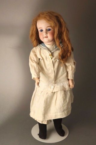 Adorable Antique German Bisque 24 " Armand Marseille Doll 390