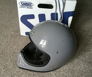 Shoei Ex - Zero Full Face Urban Motorcycle Helmet - Basalt Grey - Size L