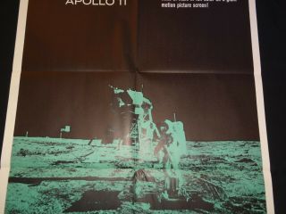 Footprints On The Moon 1969 Apollo 11 Landing Vintage Film Movie Poster 5