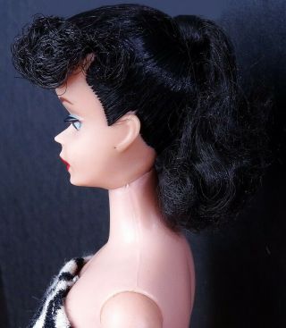 Stunning Vintage 5 Brunette Ponytail Barbie Doll 2