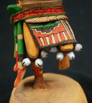 Antique Hopi Kachina Doll Eagle Signed Native American Hand Painted A8635 8