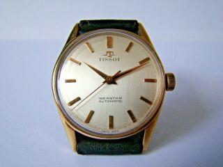 Splendid Vintage,  50s,  TISSOT Seastar men ' s watch,  SWISS,  AUTOMATIC Cal 783 GP 5