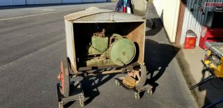 Vintage 2hp Fairbanks Morse Model Z Hit Miss Gas Engine Cement Mixer