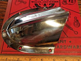 Vintage Wilcox Crittenden Chromed Brass Clam Shell Deck Vent) 4