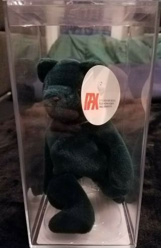 Of Jade Prototype Beanie Baby W/ Pax Tags " Extremely Rare,  Mq " - True Blue Beans