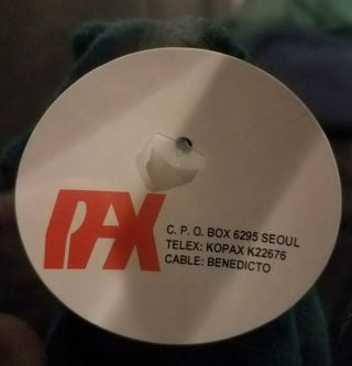 OF Jade Prototype Beanie Baby w/ PAX tags 