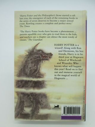 1ST PRINT HARRY POTTER AND THE PRISONER OF AZKABAN FIRST PRINTING ROWLING RARE 7