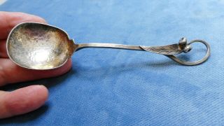Arts & Crafts Australian Sterling Silver Spoon By Sargisons " Gumnuts "
