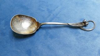 ARTS & CRAFTS AUSTRALIAN STERLING SILVER SPOON BY SARGISONS 