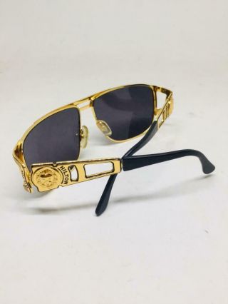 Vintage Hilton Picadilly 958 C1 Sunglasses Gold 24kt Italy