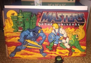 Vintage 1983 He - Man Masters Of The Universe Motu Store Display 3 - D Rare