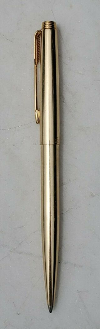 14k Solid Gold Parker Pen 5 1/4 " - 585 Usa - Rare - Usa Ship
