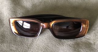 Vintage GUCCI Sunglasses GG2409/N/S Rare.  Orange Gold. 6