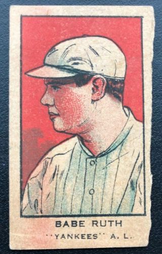 Babe Ruth 1921 W - 551 Vintage Baseball Card
