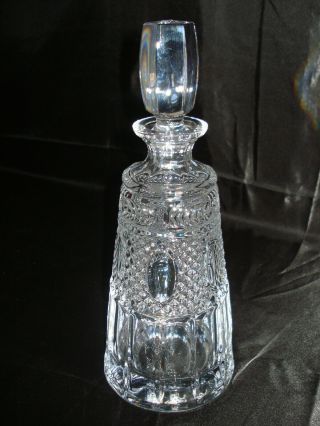 Antique Baccarat Crystal Avignon Decanter.  Circa Late 19th Century.  5 LBS. 3