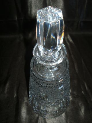 Antique Baccarat Crystal Avignon Decanter.  Circa Late 19th Century.  5 LBS. 5