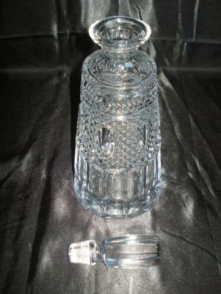 Antique Baccarat Crystal Avignon Decanter.  Circa Late 19th Century.  5 LBS. 9