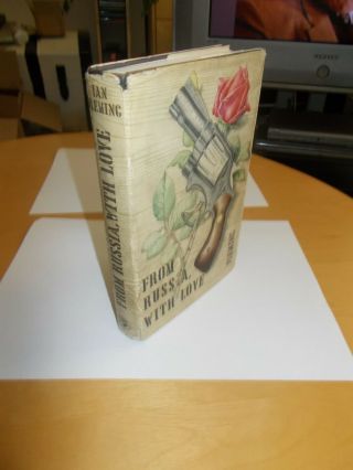 Ian Fleming - From Russia With Love / 1st Edition 1st Print / Rare 1st State Dj