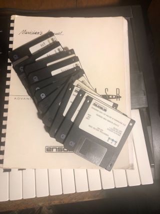 Rare Vintage Ensoniq ASR - 10,  Keyboard Sampler, . 8