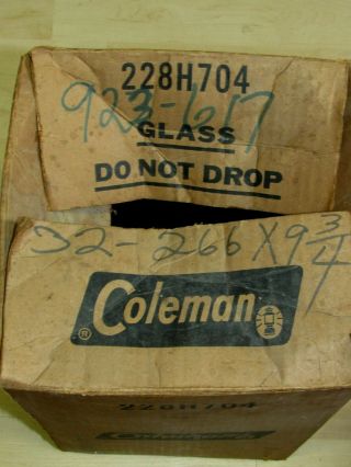 RARE COLEMAN GOLD BOND LANTERN MODEL 228H FEBRUARY 1974 W/ORIGINAL BOX 228H704 10
