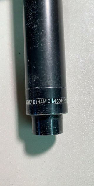 BEYER BEYERDYNAMIC M69 N (C) vintage dynamic hypercardioid microphone,  XLR 4