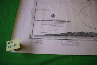 West Indies St Vincent Kingstown Greathead 32x24 Vintage 1977 Nautical Chart/Map 2