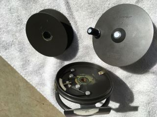 Vintage Hardy Perfect Fly Fishing Reel - 3 3/8 ",  Agate Guide,  Ex,  Screw