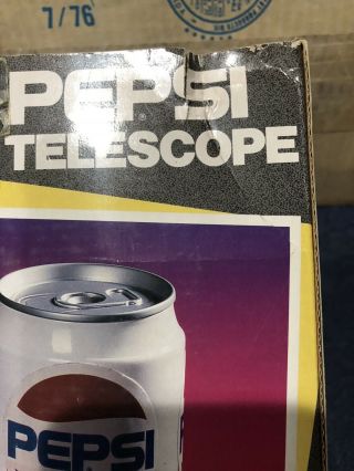 Vintage Nasta FBI Jr.  Pepsi Can Telescope,  1991,  w/Badge 3