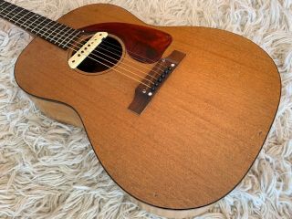 Vintage 1967 Gibson LG - 0 Natural Acoustic Electric USA Made Guitar w/ Case 2