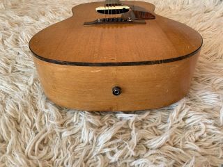 Vintage 1967 Gibson LG - 0 Natural Acoustic Electric USA Made Guitar w/ Case 4