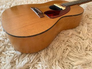 Vintage 1967 Gibson LG - 0 Natural Acoustic Electric USA Made Guitar w/ Case 5