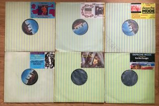Rare Depeche Mode Philippines Set Of 6 12 " Limited Edition Singles Vg To Ex