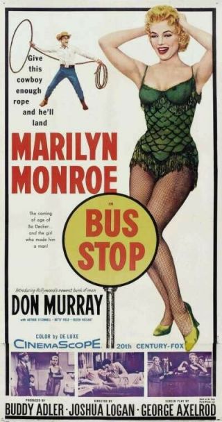 Vintage Movie 16mm Bus Stop Feature 1956 Film Marilyn Monroe Adventure Drama