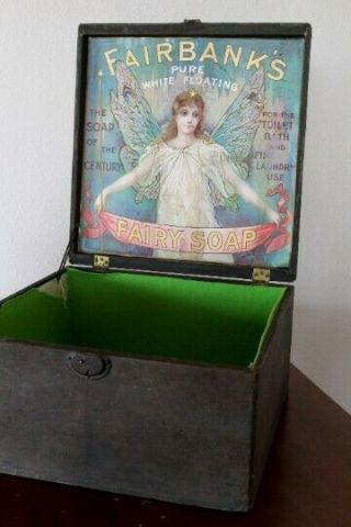 Fairbanks Fairy Soap Box - Victorian Advertising Box - Antique Lithograph