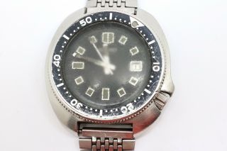 A Very Rare Vintage Seiko 6105 - 8110 Divers? Stainless Steel Wristwatch 12972 2