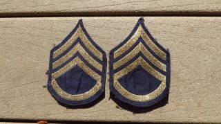 WW2 US Army Sergeant 3rd grade Sgt Sargeant Rank Insignia Chevron Unusual 2