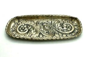 Vintage sterling Silver Small Oval Tray 5