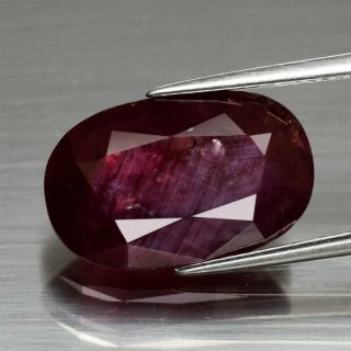 Certificate Inc.  Huge Rare 10.  64ct 16.  3x10.  3mm Oval Natural Unheated Red Ruby