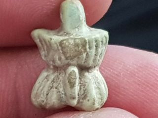 Extremely Rare Ancient Egyptian Amulet Pendant /phallus.  664 - 30 Bc 1,  2 Gr.  16 Mm