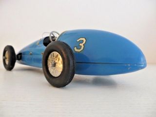 Rare Ascari BRAL FERRARI no ingap Tin Toy Race car 10