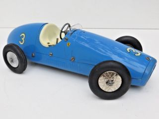Rare Ascari BRAL FERRARI no ingap Tin Toy Race car 2