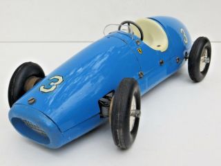 Rare Ascari BRAL FERRARI no ingap Tin Toy Race car 4