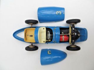 Rare Ascari BRAL FERRARI no ingap Tin Toy Race car 8