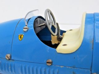 Rare Ascari BRAL FERRARI no ingap Tin Toy Race car 9