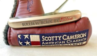 Scotty Cameron Milled Bullseye Blade Putter,  American Classics Titleist Rare